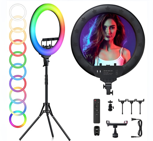 Ring Light avec Trépied, 45cm LED