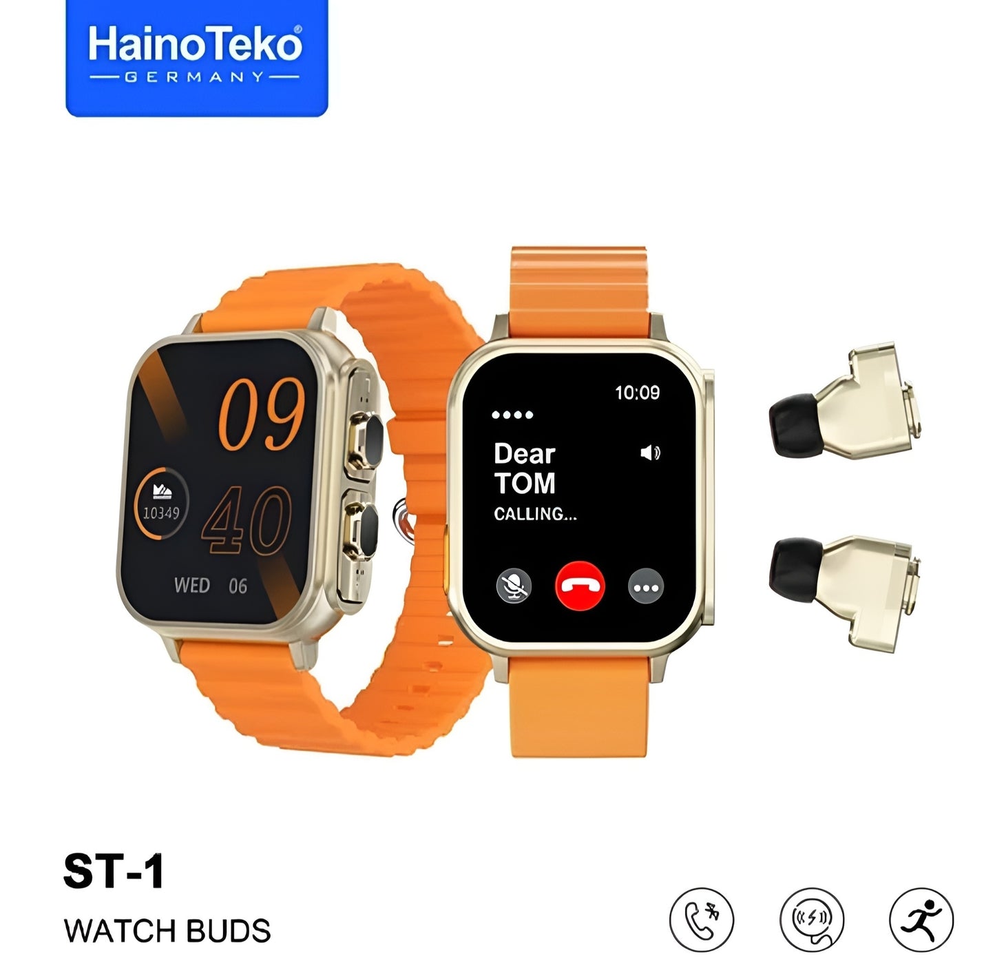 ST-1 HainoTeko smartwatch with Buds