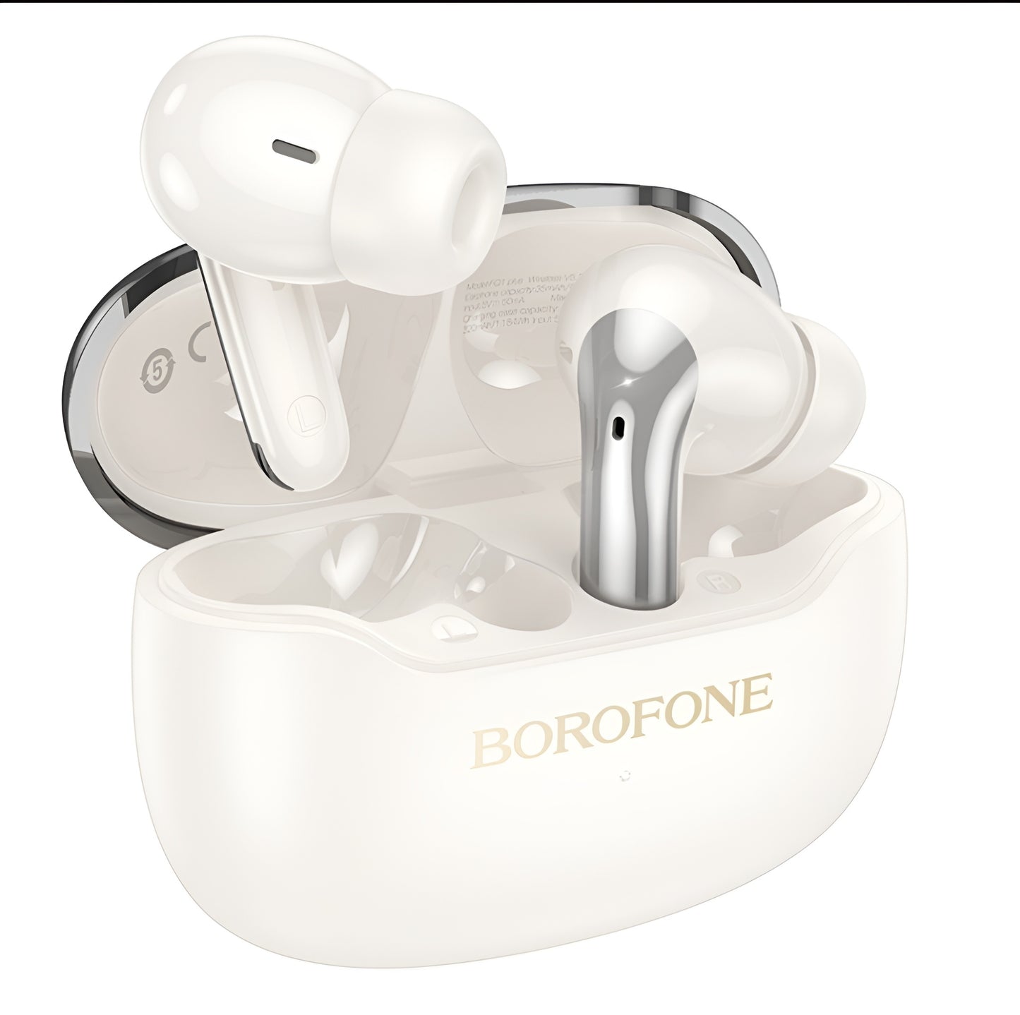 Borofone FQ1 Plus TWS Shine ANC+ENC Noise Reduction Wireless BT Headset Earbuds(Black)