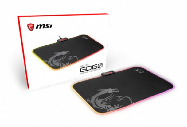 MSI Agility GD60  RGB Gaming Mouse Pad