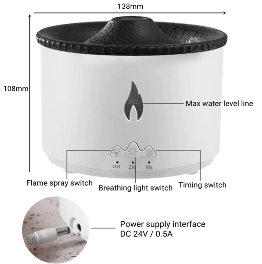 Diffuseur / Humidificateur Volcano