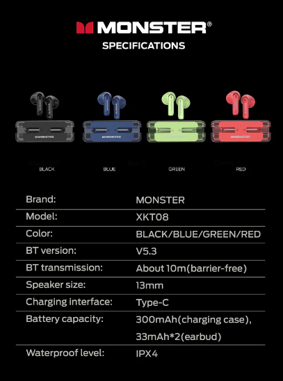 MONSTER AIRMARS XKT 08